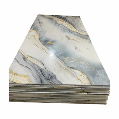 Läikiv 3D marmorist leht